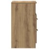 Multidom Nočné stolíky 2 ks dub artisan 40x36x65 cm kompozitné drevo