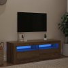Multidom TV skrinka s LED dub artisan 140x36,5x40 cm kompozitné drevo