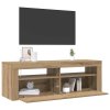 Multidom TV skrinka s LED dub artisan 140x36,5x40 cm kompozitné drevo