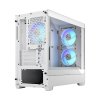Fractal Design Pop Mini Air RGB White TG Clear Tint/Micro Tower/Transpar./Biela