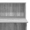 Multidom Recepčný stôl sivý dub sonoma 100x50x103,5 cm kompozitné drevo