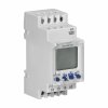 Digitálny časovač na DIN lištu, 100 programov, 1 kanál, max.16A/230V, 2 modulový