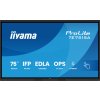 75'' iiyama TE7515A-B1AG: IPS, 4K, EDLÁ, NFC