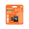 Adata Speed Plus/Micro SD/512GB/UHS-I U3/Class 10/+ Adaptér