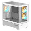 GIGABYTE C201 PANORAMIC ICE/Midi Tower/Transpar./Biela
