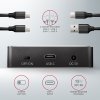 AXAGON ADSA-M2C, USB-C 3.2 Gen 2 - 2x M.2 NVMe SSD CLONE MASTER dokovacia stanica