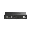 D-Link DGS-1530-20/E 16 Portov GE + 4 Porty 10G SFP+ Smart Managed Switch