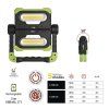 COB LED nabíjací pracovný reflektor P4536, 2000 lm, 8000 mA