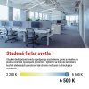 LED trubica T8 9 W 60 cm studená biela 25 ks