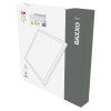 LED panel BAXXO 60×60, štvorcový prisadený biely, 36W neutr. biela