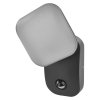 LED záhradné nástenné svietidlo NIKA, senzor súmraku, 12 x 12 x 20 cm, 12,8 W, teplá biela
