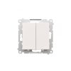 Vypínač Simon 55 č.7+7 bez piktogramu modul biela matná