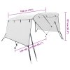 Multidom Strieška Bimini s 3 oblúkmi a stenami 183x(154-167)x137 cm