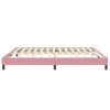 Multidom Rám postele bez matraca Ružová 200x210 cm Zamat
