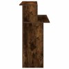 Multidom Recepčný stôl dymový dub 100x50x103,5 cm kompozitné drevo