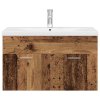 Multidom drezová skrinka so vstavaným umývadlom a batériou Old Wood