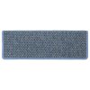 Multidom Samolepiace nášľapy na schody vzhľad sisal 30ks 65x21x4cm modré