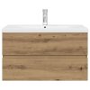 Multidom drezová skrinka so vstavaným umývadlom a batériou Artisan Dub