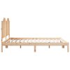 Multidom Extra dlhá posteľ bez matraca 140x210 cm masívne drevo