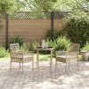 Multidom Záhradný bistro set 3 pcs Béžová polyratan