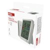 Digitálny teplomer s vlhkomerom, bezdrôtový snímač, budík, dátum E0558W