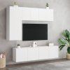Multidom TV skrinky nástenné 2 ks biele 60x30x41 cm
