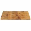Multidom Stolová doska 70x70x2,5 cm štvorcová mangový masív