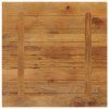 Multidom Stolová doska 70x70x2,5 cm štvorcová mangový masív