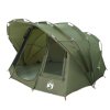 Multidom Rybársky stan pre 5 osôb olivovo zelený vodeodolný