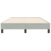 Multidom Rám postele bez matraca Svetlosivá 120x210 cm Zamat
