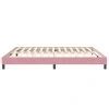 Multidom Rám postele bez matraca Ružová 200x220 cm Zamat