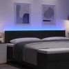 Multidom LED hlavová doska so svetlami LED diódy Čierna 200 cm Polyester