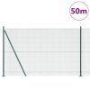 Multidom Stĺp na plot. Zelená 50 x 1,4 m (12 x 12 mm pletivo) Ocel a PVC