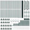 Multidom Stĺp na plot. Zelená 50 x 1,4 m (12 x 12 mm pletivo) Ocel a PVC