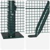 Multidom Stĺp na plot. Zelená 50 x 1,4 m (12 x 12 mm pletivo) Ocel a PVC