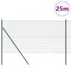 Multidom Stĺp na plot. Zelená 25 x 1,2 m (19 x 19 mm pletivo) Ocel a PVC