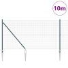 Multidom Stĺp na plot. Zelená 10 x 1,2 m (19 x 19 mm pletivo) Ocel a PVC