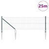 Multidom Stĺp na plot. Zelená 25 x 0,8 m (25 x 25 mm pletivo) Ocel a PVC