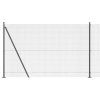 Multidom Stĺp na plot. Sivá 50 x 1,4 m (12 x 12 mm pletivo) Ocel a PVC