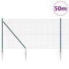 Multidom Stĺp na plot. Zelená 50 x 1,4 m (12 x 12 mm pletivo) Ocel a PVC