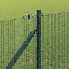 Multidom Stĺp na plot. Zelená 50 x 1,4 m (12 x 12 mm pletivo) Ocel a PVC