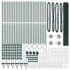 Multidom Stĺp na plot. Zelená 50 x 1,4 m (12 x 12 mm pletivo) Ocel a PVC