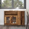 Multidom Servírovacia skriňa Staré drevo 100 x 35 x 75 cm