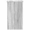 Multidom Stôl sivý dub sonoma 90x45x76 cm spracované drevo