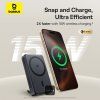 Baseus Powerbanka PicoGo Qi2 10000mAh 45W s káblom USB-C čierna
