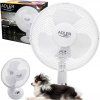 Stolný ventilátor ADLER AD 7302, 23 cm, 35W, biely