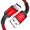mkf usb12ac datovy a nabijaci kabel usb a usb c 20w 2a opletenie 12 m