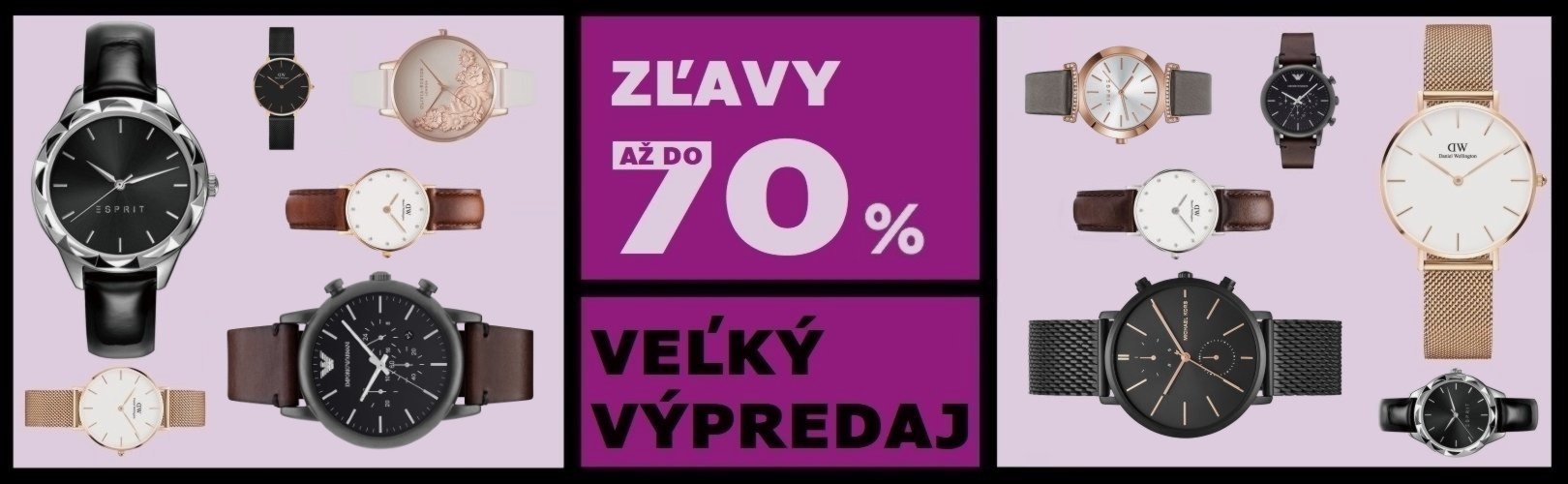 Výpredaj hodiniek