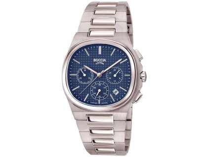 Boccia 3740-01   Titanium Sapphire crystal Chronograph 39mm