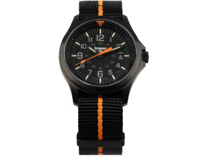 111065 p67 officer pro quarz soldier textile strap black day